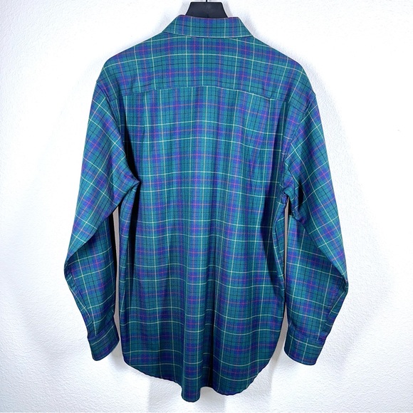 Pendleton 100% Virgin Wool Authentic Tartan Plaid Button Down Shirt Medium EUC - Picture 7 of 7